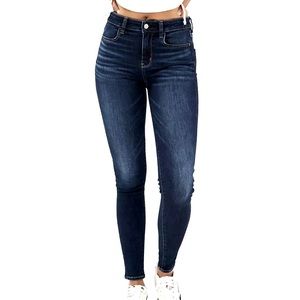 American Eagle Dark Wash High Rise Jegging - 8 Long